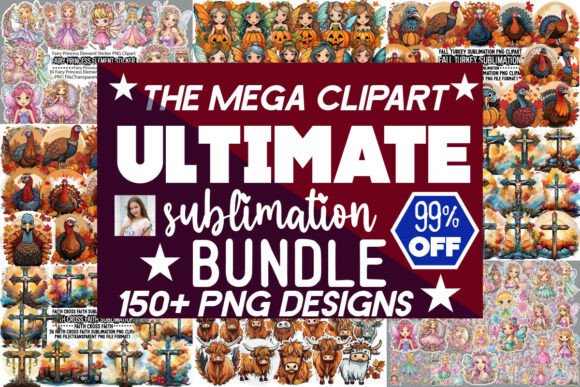 Download The Mega Sublimation Clipart Bundle - Premium Resources